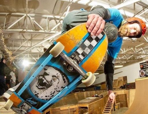 Person doing a nose grab