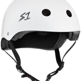 S1 Mega Lifer Skate Helmet White Gloss