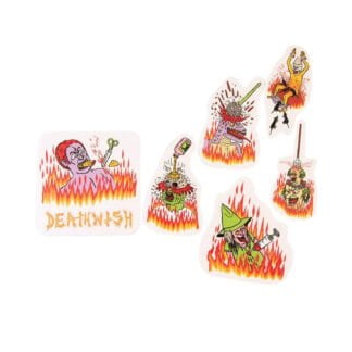 Deathwish Blasphemy skate sticker pack