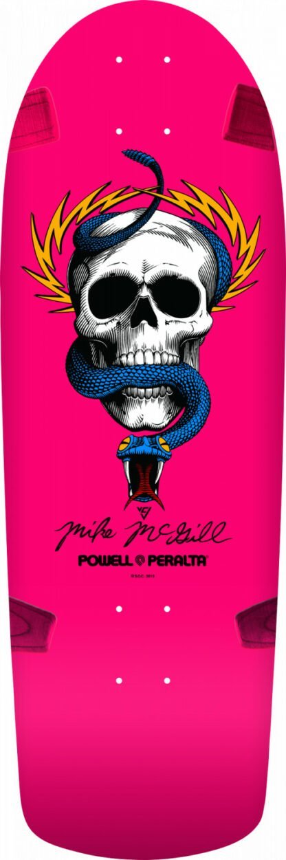 Mike McGill Skull and Snake pink deck