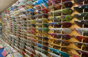 Wall of Skateboards